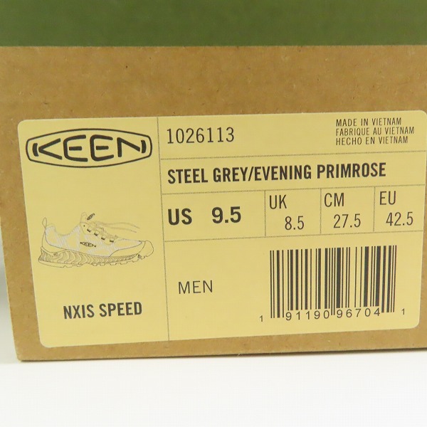 実際に弊社で買取させて頂いたKEEN/キーン KXIS SPEED 1026113 27.5の画像 9枚目