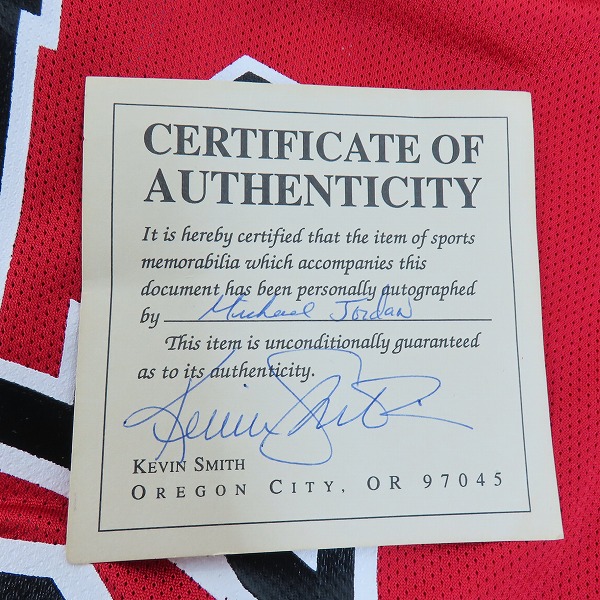 実際に弊社で買取させて頂いたChampion/チャンピオン NBA シカゴブルズ #23 マイケル ジョーダン アウェイ ユニフォーム/48の画像 8枚目