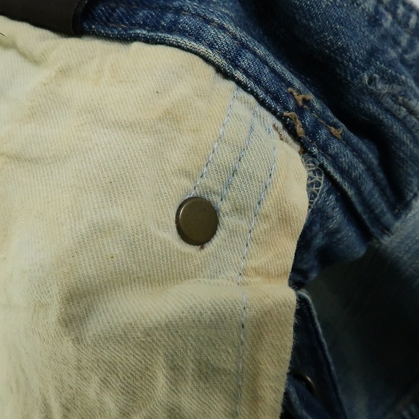 実際に弊社で買取させて頂いたHYSTERICS/ヒステリックス ダメージ加工 デニム パンツ 3AP-4944 Mの画像 6枚目