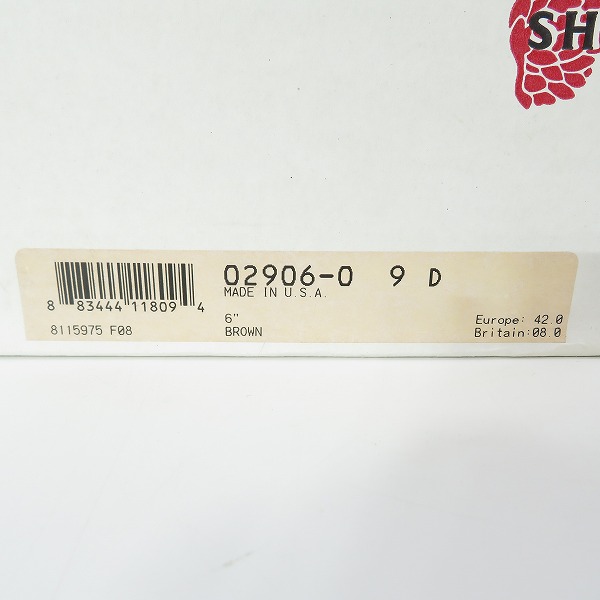 実際に弊社で買取させて頂いたRED WING/レッドウィング 2906 LINEMAN BOOTS ラインマンブーツ 9Dの画像 9枚目