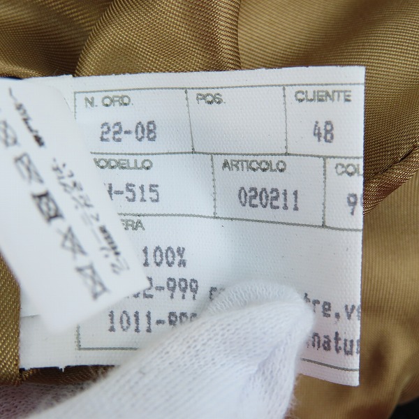 実際に弊社で買取させて頂いたCINQUANTA/チンクワンタ BEAMS F別注 レザースタジャン No.61 48の画像 5枚目