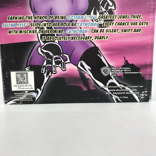 実際に弊社で買取させて頂いたMONOGRAM/モノグラム HEADSTRONG DCコミック バットマン CAT WOMAN/キャットウーマン ボブルヘッド フィギュアの画像 9枚目