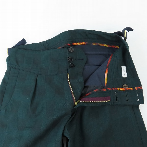 実際に弊社で買取させて頂いたPaul Smith/ポールスミス 総柄リブパンツ PM-MH-33011/Mの画像 2枚目