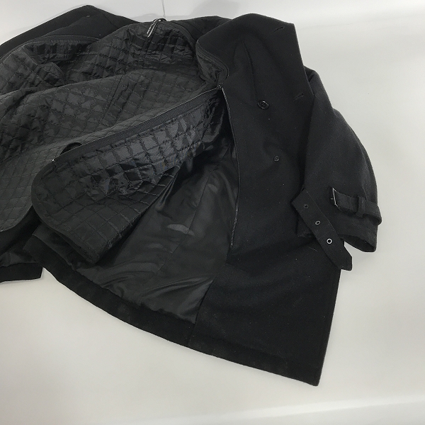 実際に弊社で買取させて頂いたBLACKBARRETT by NEIL BARRETT/ブラックバレットバイニールバレット コート ブラック/3の画像 5枚目