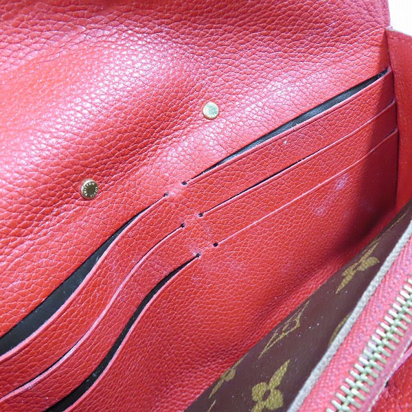 実際に弊社で買取させて頂いたLOUIS VUITTON/ルイヴィトン モノグラム ポルトフォイユ パラス 二つ折り長財布/ウォレット M58414の画像 7枚目