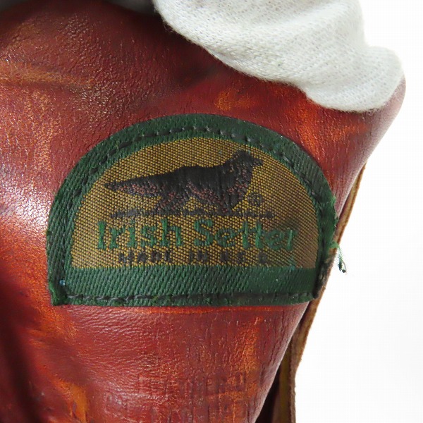 実際に弊社で買取させて頂いたRED WING/レッドウィング 半円犬タグ プレーントゥ ワークブーツ 6.5Dの画像 6枚目