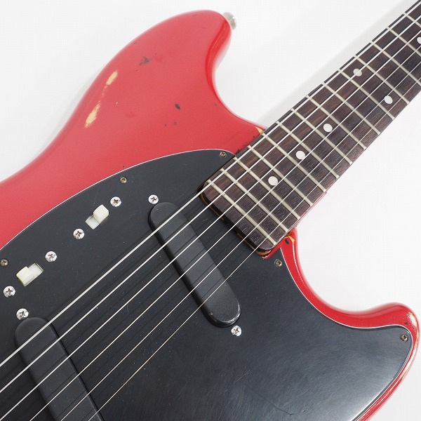 実際に弊社で買取させて頂いた★Tomson/トムソン SPLENDOR SERIES ムスタングType エレキギター ソフトケース付の画像 4枚目