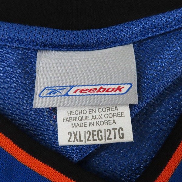 実際に弊社で買取させて頂いたReebok/リーボック NBA NEW YORK/ニューヨーク HOUSTON #20 ユニフォーム/2XLの画像 2枚目