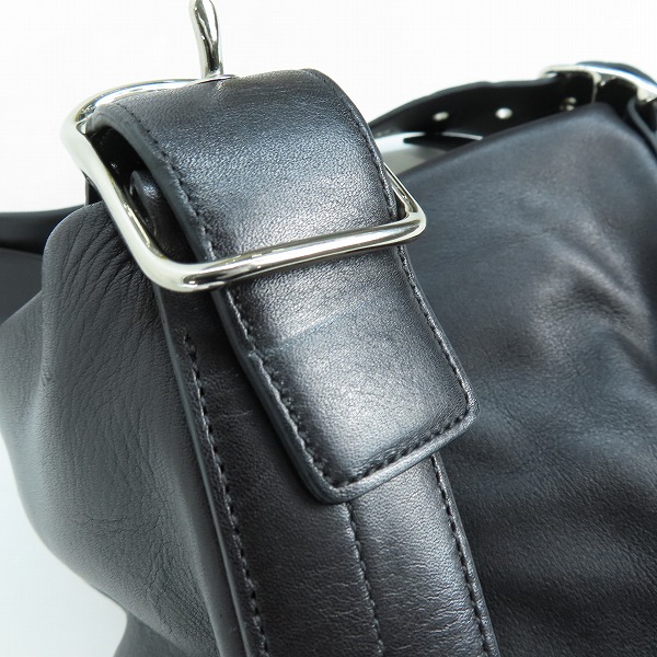 実際に弊社で買取させて頂いたCOACH/コーチ 裏地シグネチャー柄 カウハイドレザー ワンショルダーバッグ 9151の画像 6枚目