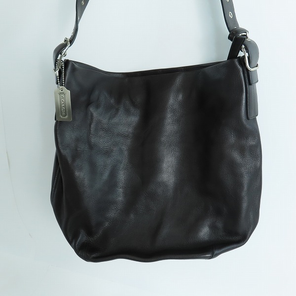 実際に弊社で買取させて頂いたCOACH/コーチ 裏地シグネチャー柄 カウハイドレザー ワンショルダーバッグ 9151