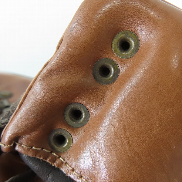 実際に弊社で買取させて頂いたBUTTERO/ブッテロ サイドジップ レザートレッキング ブーツ ブラウン B4950/43の画像 6枚目