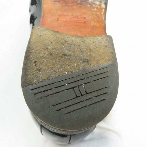 実際に弊社で買取させて頂いたHERMES/エルメス サイドゴア エナメルブーツ の画像 5枚目