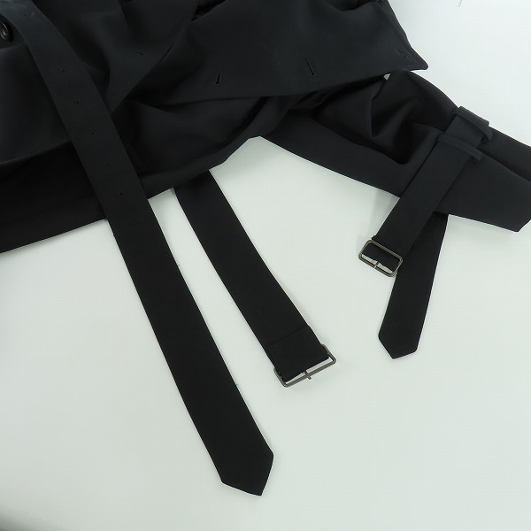 実際に弊社で買取させて頂いたato/アトウ WOOL TRENCH-COAT/ウールトレンチコート AM22C-C06/48の画像 7枚目