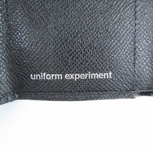 実際に弊社で買取させて頂いたuniform experiment/ユニフォームエクスペリメント三つ折り財布 UE-202097の画像 6枚目