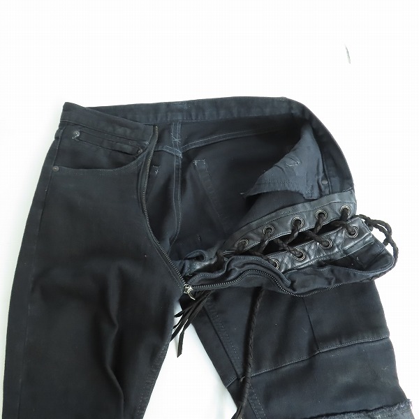 実際に弊社で買取させて頂いたIF SIX WAS NINE/イフシックスワズナイン レースアップパンツ LU/SBCM-11/30の画像 2枚目