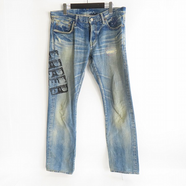 実際に弊社で買取させて頂いたHYSTERIC GLAMOUR× Andy Warhol/ヒステリックグラマー×アンディー ウォーホル ドル紙幣デニムパンツ 7AP-0014/34