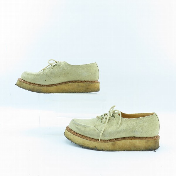 実際に弊社で買取させて頂いたGEORGE COX/ジョージコックス ベージュスエード ラバーソール 0035-014/9の画像 3枚目