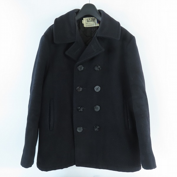実際に弊社で買取させて頂いたSCHOTT/ショット U.S.740N PEA JACKET Pコート 42