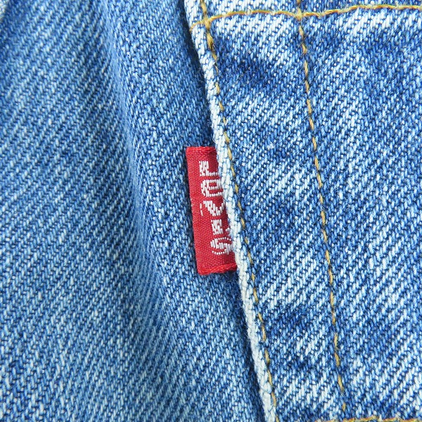 実際に弊社で買取させて頂いたLevis/リーバイス 501 ヴィンテージ 66後期 刻印6 スモールe ボタンフライ デニムパンツ w32l33の画像 7枚目