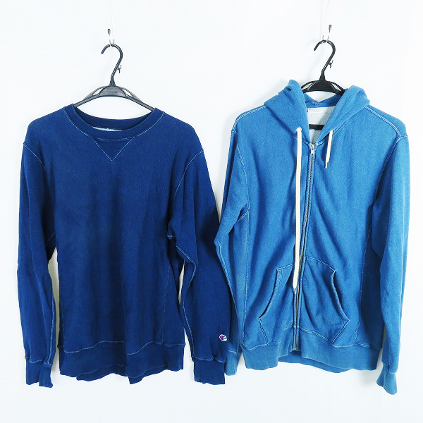 実際に弊社で買取させて頂いたChampion/チャンピオン スウェット パーカー 2点セット