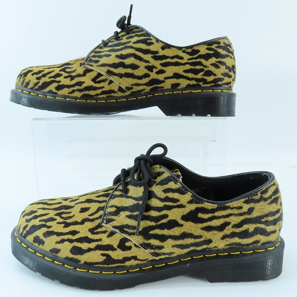 実際に弊社で買取させて頂いたWACKO MARIA×Dr.Martens/ワコマリア×ドクターマーチン 1461 3ホール ブーツ レオパード 31371372/UK9の画像 3枚目