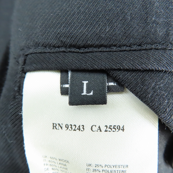 実際に弊社で買取させて頂いたDIESEL/ディーゼル 袖切替 コート Lの画像 3枚目