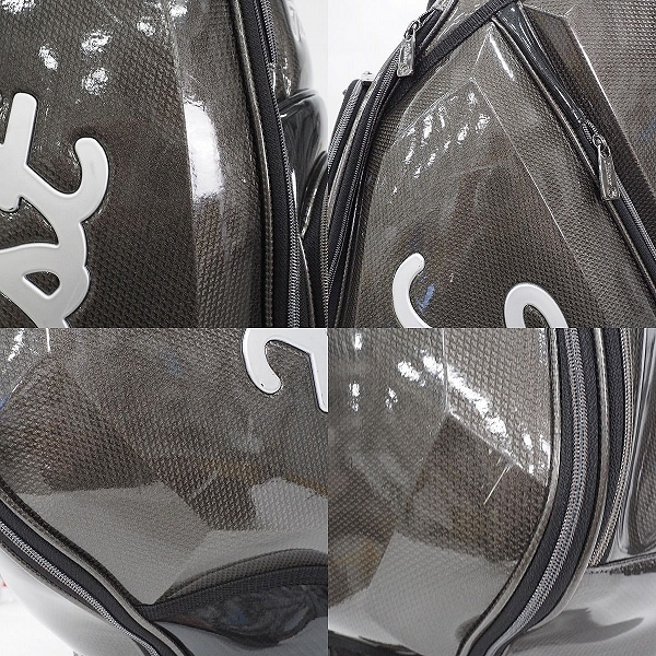 実際に弊社で買取させて頂いたTitleist/タイトリスト ゴルフ CB910 4分割キャディバッグ 鏡面エナメル ガンメタリックの画像 5枚目