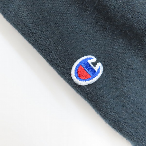 実際に弊社で買取させて頂いたChampion/チャンピオン REVERSE WEAVE/リバースウィーブ プルオーバーパーカー ブラック GF68/2XLの画像 7枚目