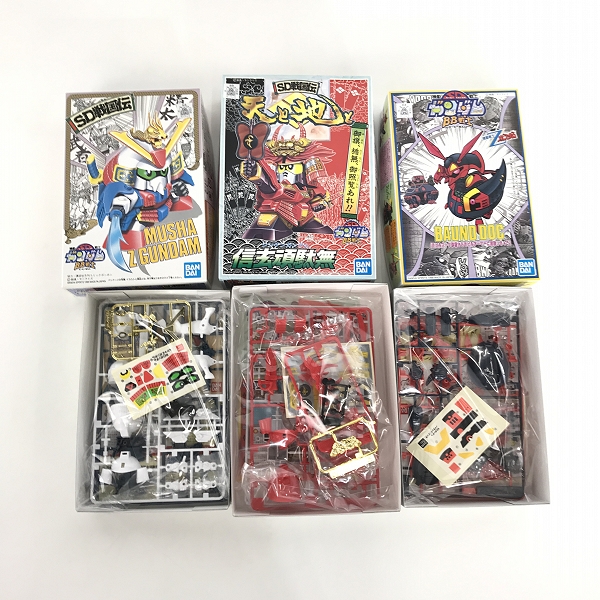 実際に弊社で買取させて頂いた【おまとめ/未組立】BANDAI/バンダイ すーぱーでふぉるめ 機動戦士ガンダム BB戦士 武者江須/闇皇帝/ムシャZガンダム 等の画像 2枚目