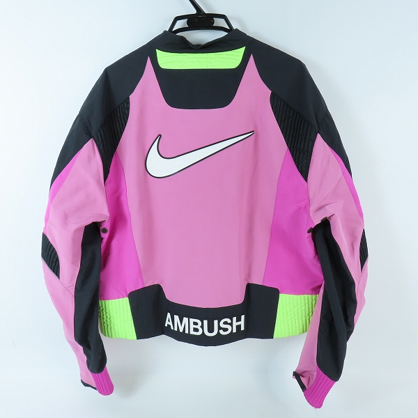 実際に弊社で買取させて頂いたNIKE × AMBUSH/ナイキ × アンブッシュ モーターサイクルジャケット CW8000-693/XLの画像 1枚目