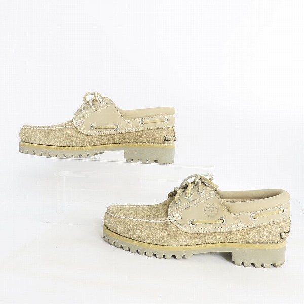 実際に弊社で買取させて頂いたTimberland × nonnative/ティンバーランド ×ノンネイティブ 24SS 3EYE CLASSIC “TAUPE”モカシンシューズ NN-F4451/7.5の画像 3枚目