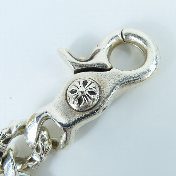 実際に弊社で買取させて頂いたCHROME HEARTS/クロムハーツ CLP CHN FANCY-S ファンシーリンク キーチェーン ｗ/ダガー ショートの画像 8枚目