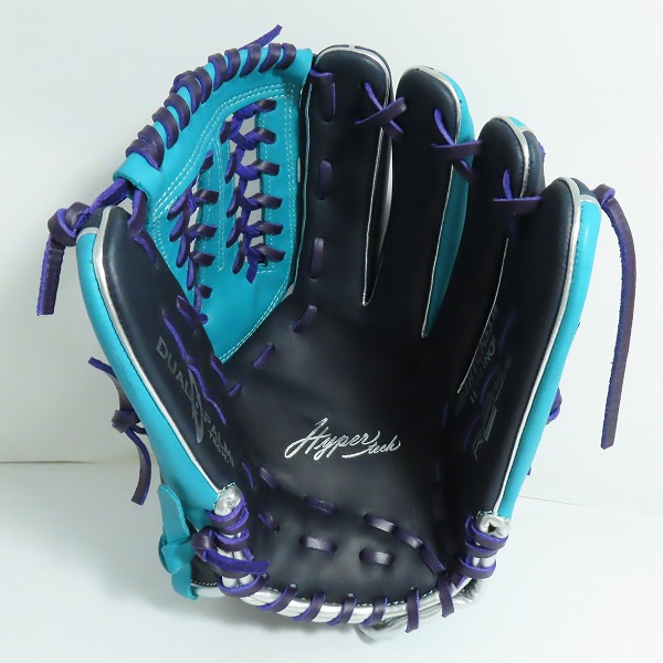 実際に弊社で買取させて頂いたRawlings/ローリングス 軟式/オールラウンド用 ハイパーテックカラーシンク グラブ/グローブ GR4HTCN55Wの画像 2枚目
