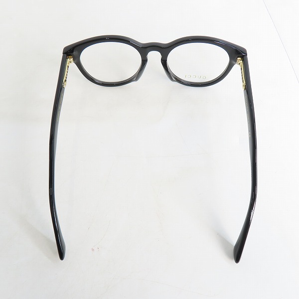 実際に弊社で買取させて頂いたGUCCI/グッチ メガネフレーム アイウェア GG0350OA-001の画像 1枚目