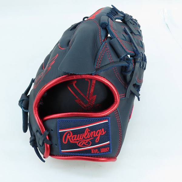 実際に弊社で買取させて頂いたRawlings/ローリングス HYPER TECH/ハイパーテック 軟式/投手/ピッチャー/右投げ用 グローブ/グラブ GR4HTCA15Wの画像 3枚目