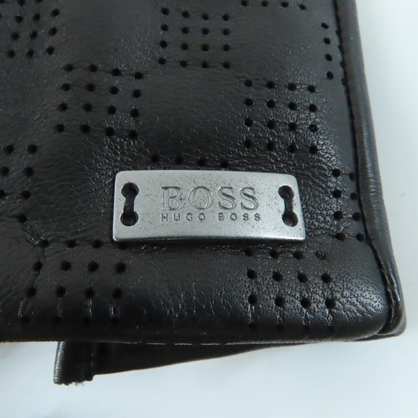 実際に弊社で買取させて頂いた【未使用】HUGO BOSS/ヒューゴボス ラム レザー 手袋の画像 4枚目