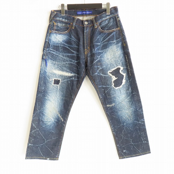 実際に弊社で買取させて頂いたVANQUISH × Fragment Design/ヴァンキッシュ×フラグメントデザイン THREE YEARS WASH デニムパンツ VFP1038/28