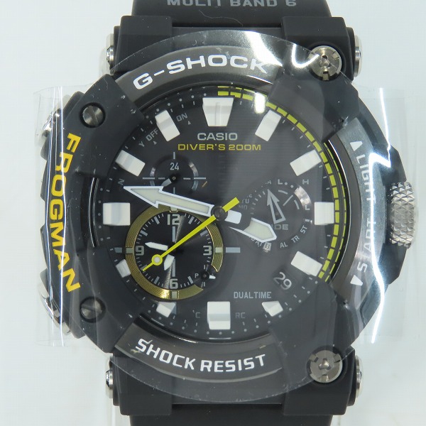 実際に弊社で買取させて頂いた【未使用】G-SHOCK/Gショック FROGMAN/フロッグマン Bluetooth ソーラー 電波時計/ウォッチ GWF-A1000-1AJFの画像 1枚目