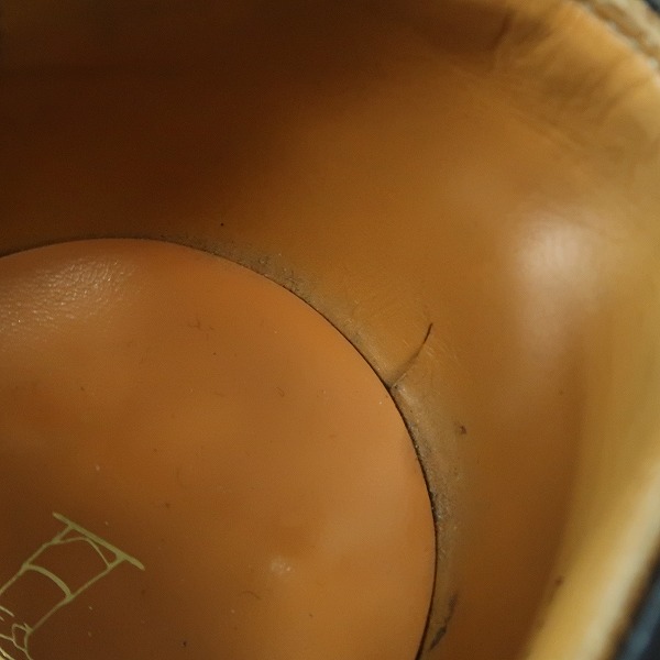 実際に弊社で買取させて頂いたREGAL/リーガル ウイングチップ レザー シューズ ブラック 2589/27の画像 8枚目