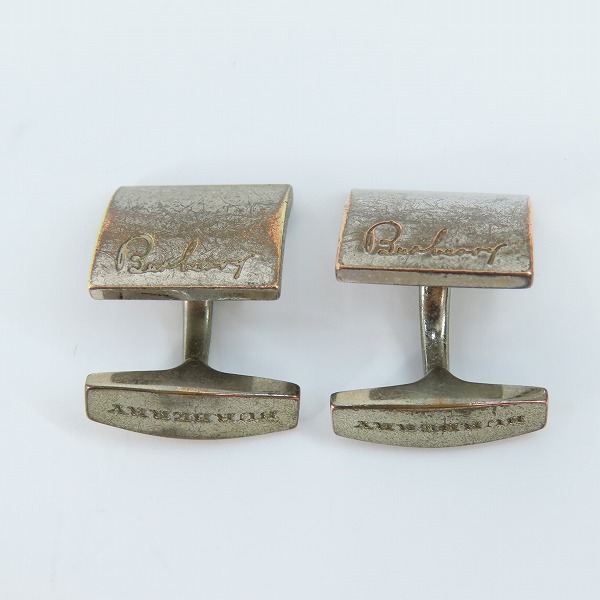 実際に弊社で買取させて頂いたBURBERRY/バーバリー カフス スクエア型の画像 1枚目