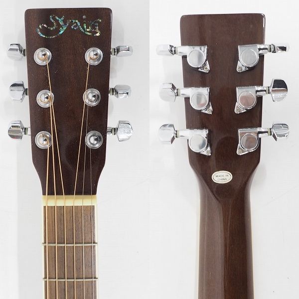 実際に弊社で買取させて頂いた★S.yairi /ヤイリ YM-17 VS ミニアコースティックギター/アコギ ギグトケース付 の画像 2枚目