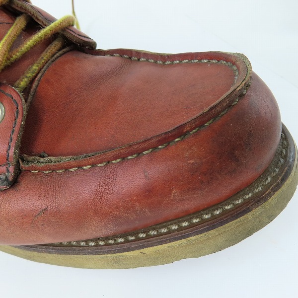 実際に弊社で買取させて頂いたRED WING/レッドウィング 四角犬タグ アイリッシュセッター モックトゥ ブーツ 8875/9.5の画像 8枚目