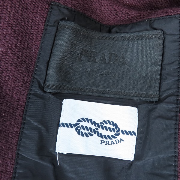 実際に弊社で買取させて頂いた【JPタグ】PRADA/プラダ 18ss ラバーロゴワッペン付き スウェットハーフパンツ UJP117/XS　の画像 4枚目