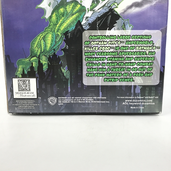 実際に弊社で買取させて頂いたMONOGRAM/モノグラム HEADSTRONG DCコミック バットマン Killer Croc/キラークロック ボブルヘッド フィギュアの画像 9枚目