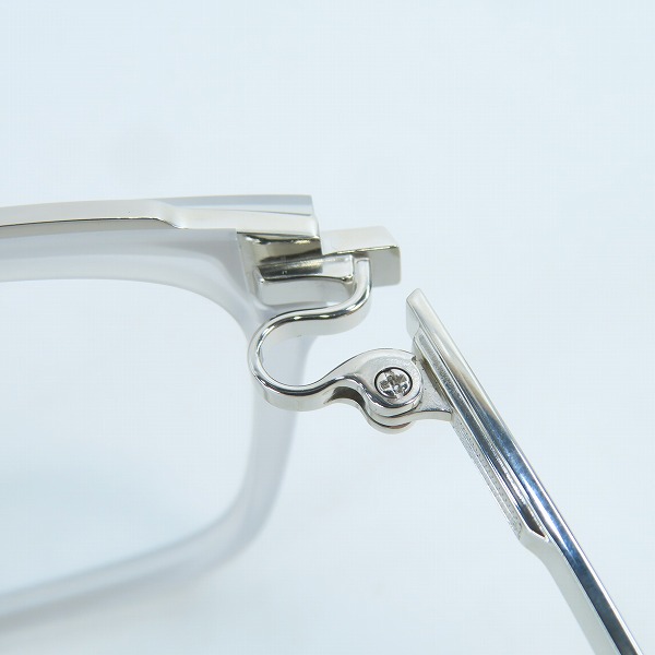 実際に弊社で買取させて頂いた999.9/フォーナインズ チタニウム コンビ アイウェア/メガネフレーム M-114の画像 6枚目