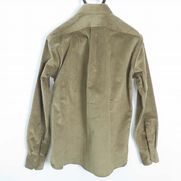 実際に弊社で買取させて頂いた【未使用】giannetto portofino×BEAMS/ジャンネット・ポルトフィーノ×ビームス コーデュロイ シャツ Mの画像 1枚目