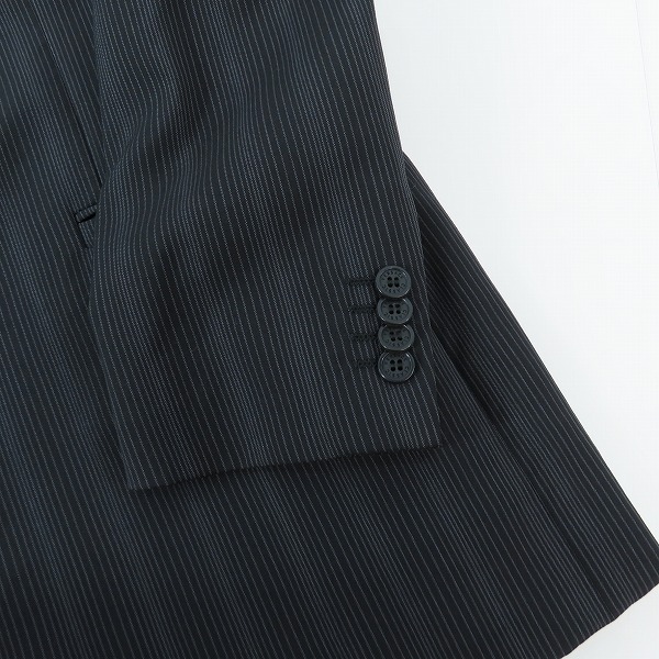 実際に弊社で買取させて頂いたVERSACE CLASSIC/ヴェルサーチクラシック ストライプ ウール テーラードジャケット 48の画像 5枚目