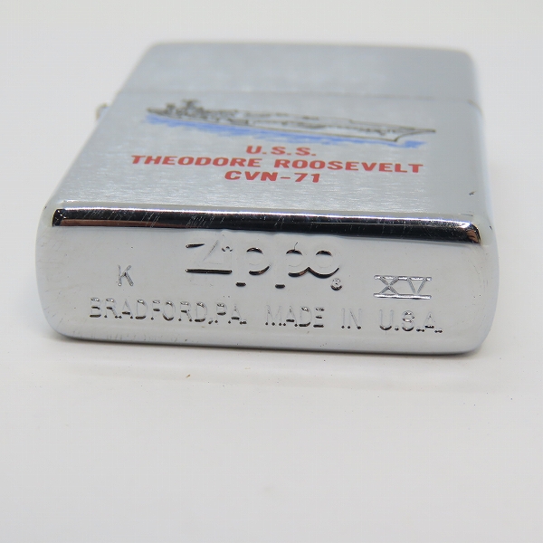 実際に弊社で買取させて頂いたZIPPO/ジッポー アメリカ海軍 CVN-71 U.S.S THEODORE ROOSEVELT/セオドア・ルーズベルト 1999年製の画像 3枚目