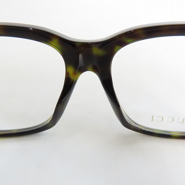 実際に弊社で買取させて頂いたGUCCI/グッチ メガネフレーム アイウェア GG0342OA-002の画像 3枚目