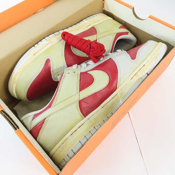 実際に弊社で買取させて頂いた【観賞用】NIKE/ナイキ DUNK LOW/ダンクロー ビンテージ 446242-600/28の画像 8枚目